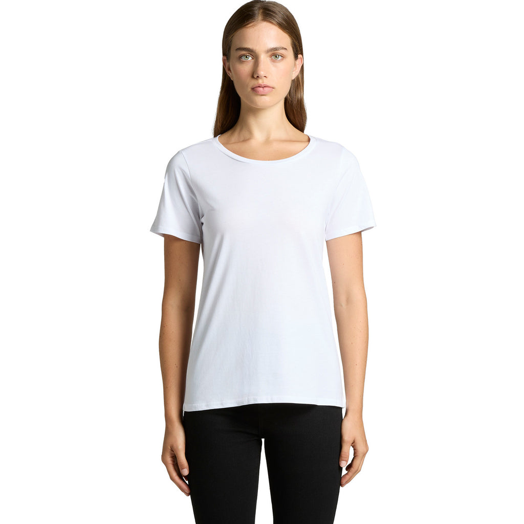 AS Colour Wo's Shallow Scoop Tee 4011