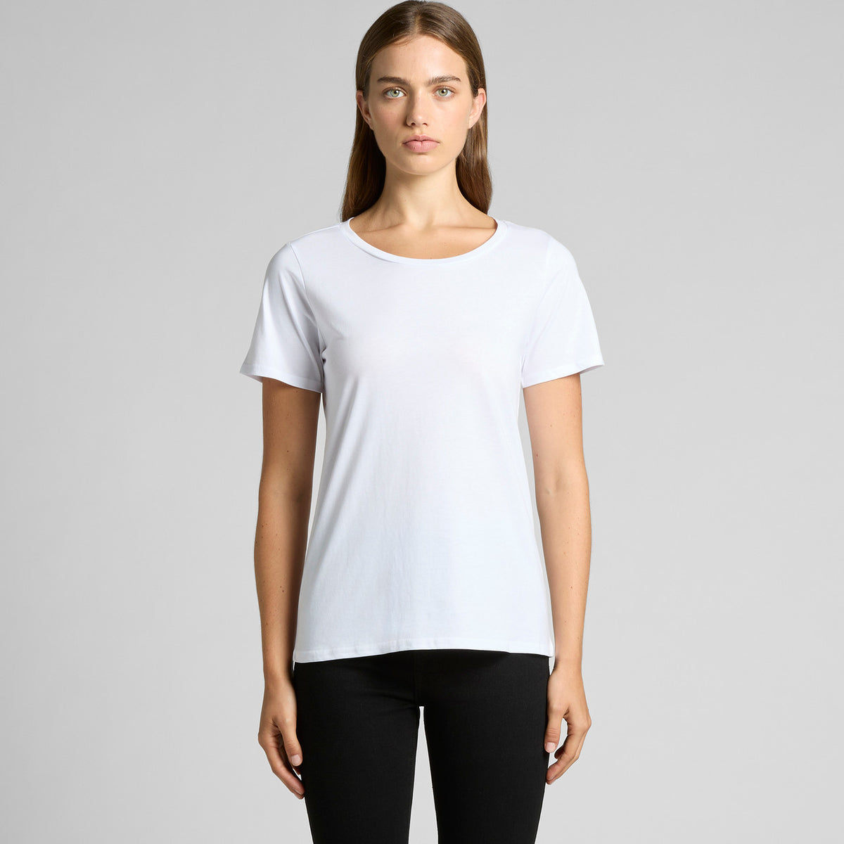 AS Colour Wo's Shallow Scoop Tee 4011