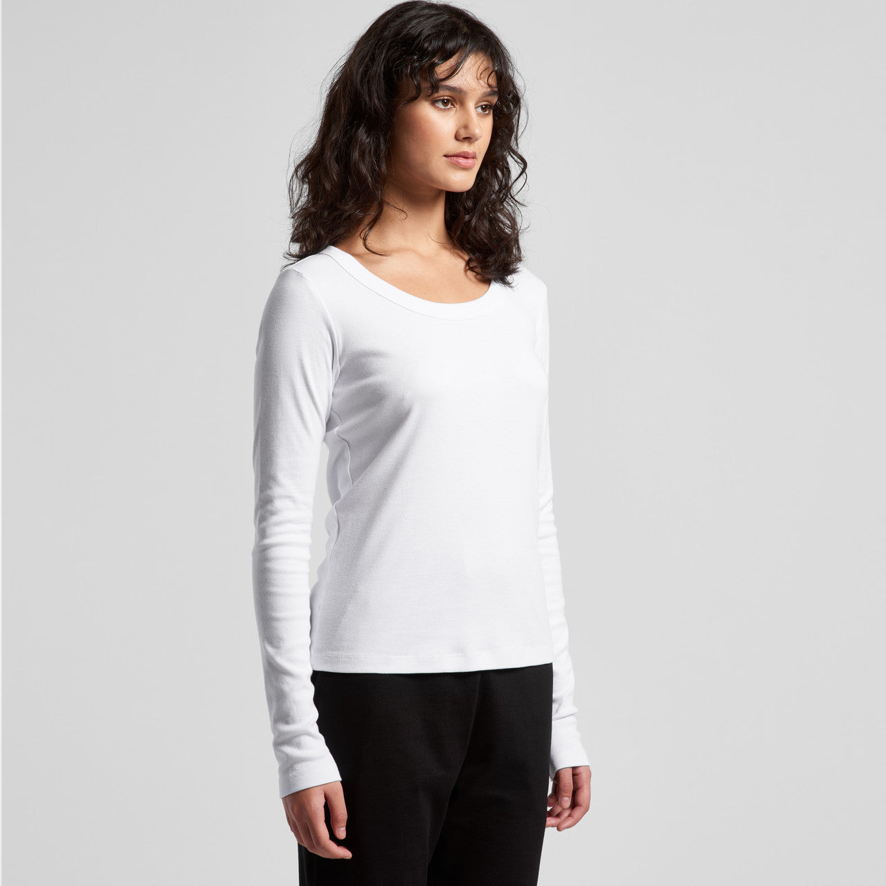 AS Colour Wo's Organic Baby Rib L/S Tee 4075