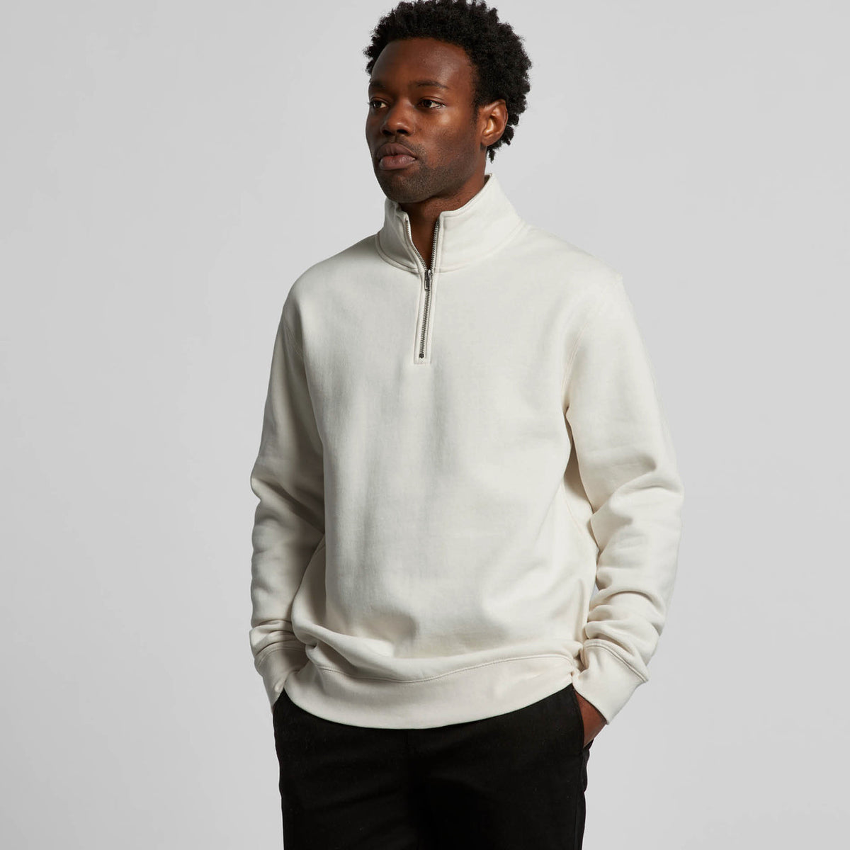 AS Colour Stencil Half Zip Crew 5125