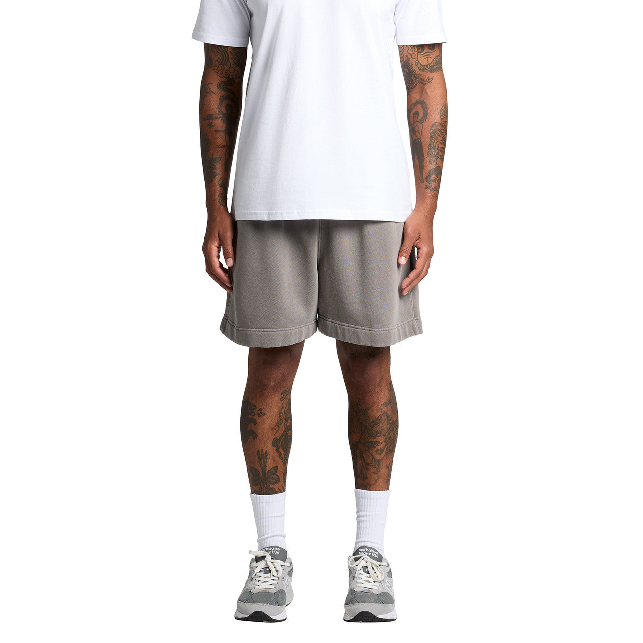 AS Colour Relax Faded Track Shorts 18" 5939