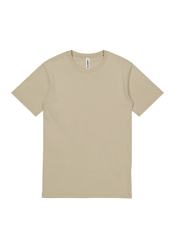 Mens Basis Short Sleeve Tee - Biscuit
