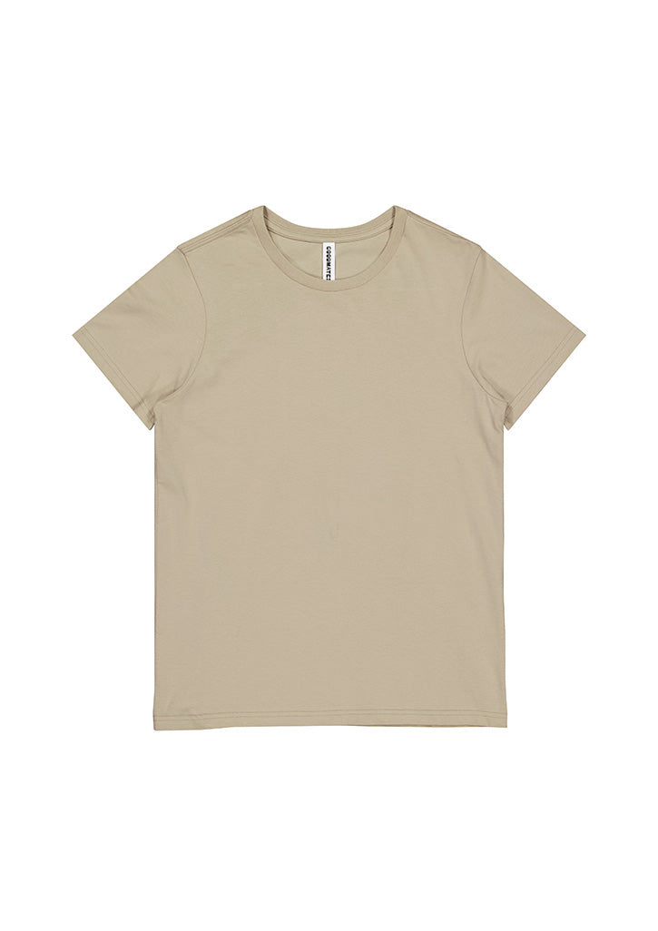 Womens Basis Short Sleeve Tee - Biscuit