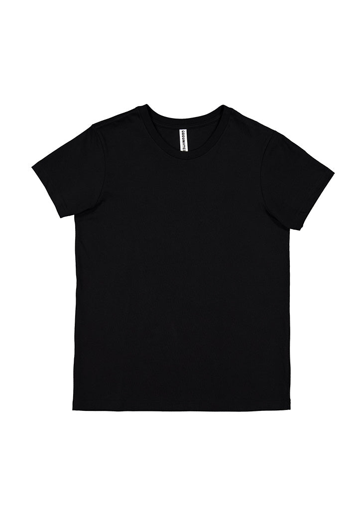 Womens Basis Short Sleeve Tee - Black