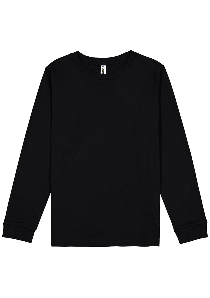 Youth Basis Long Sleeve Tee - Black