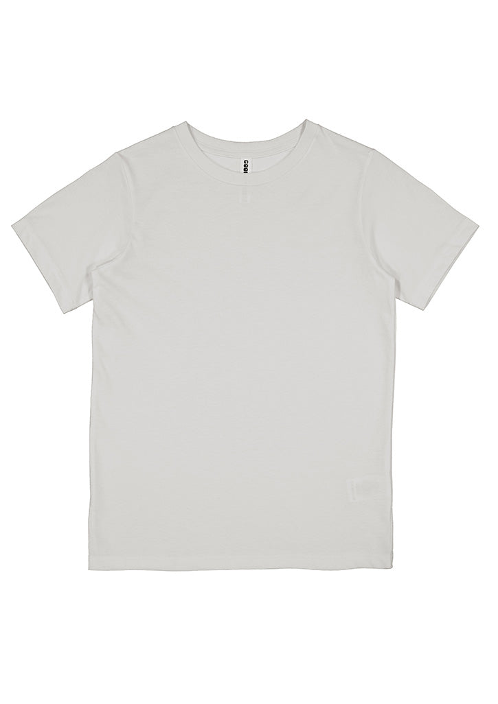 Kids Basis Short Sleeve Tee - Ecru