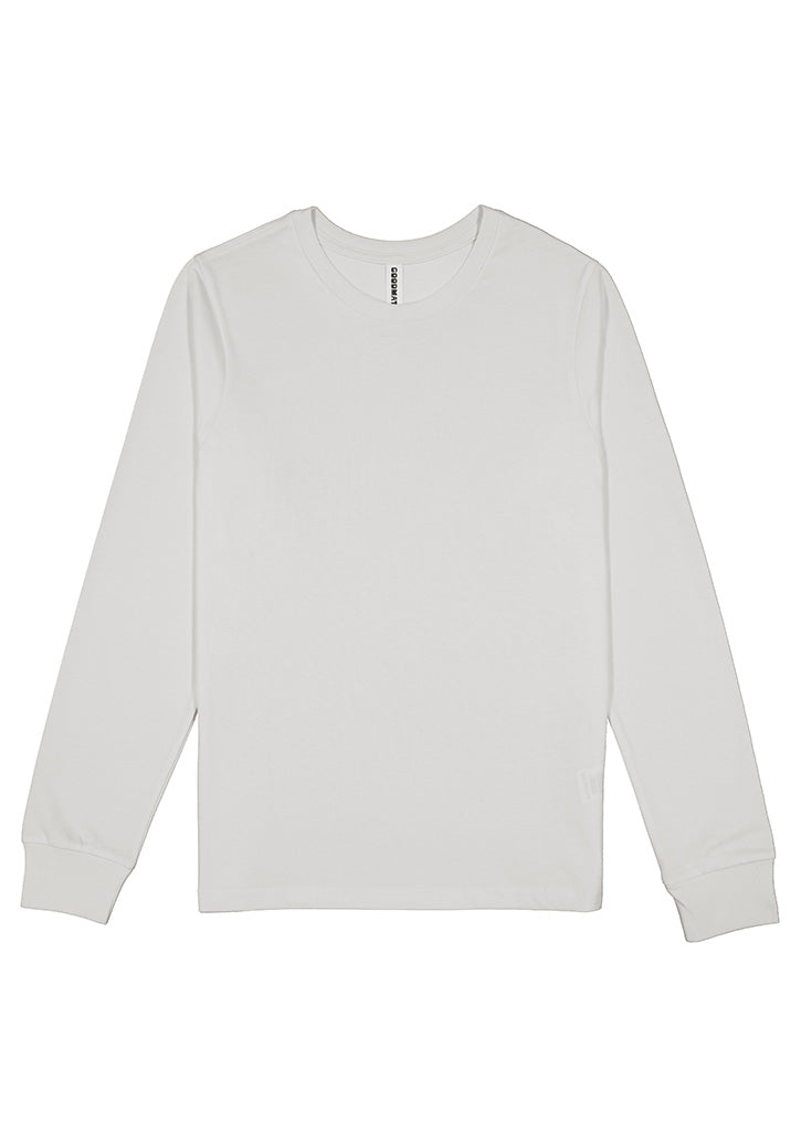 Womens Basis Long Sleeve Tee - Ecru