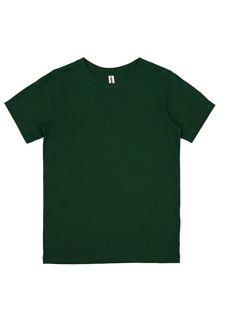 Kids Basis Short Sleeve Tee - Forest