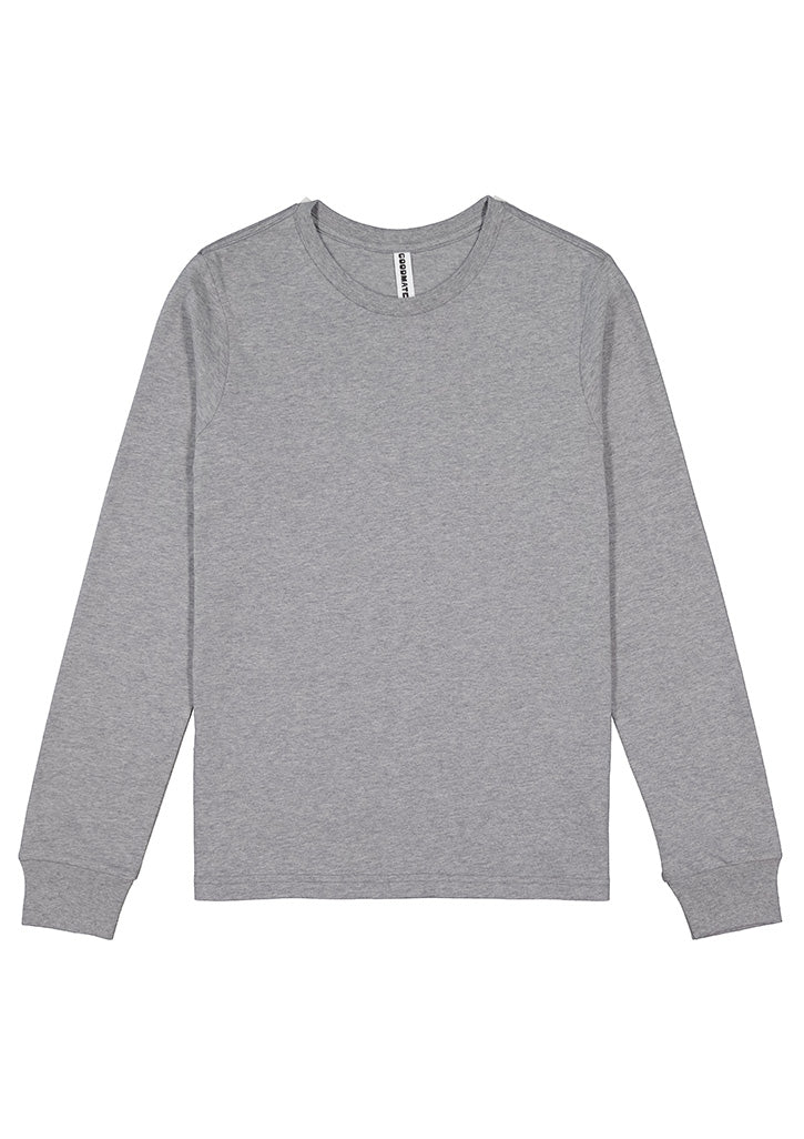 Womens Basis Long Sleeve Tee - Grey Marle