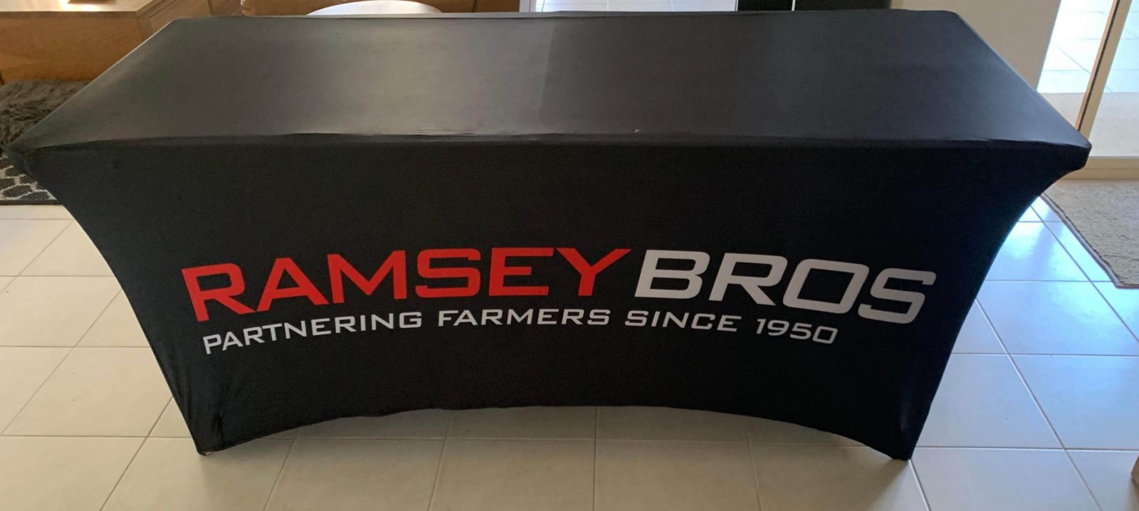 Ramsey Bros uniforms and signage
