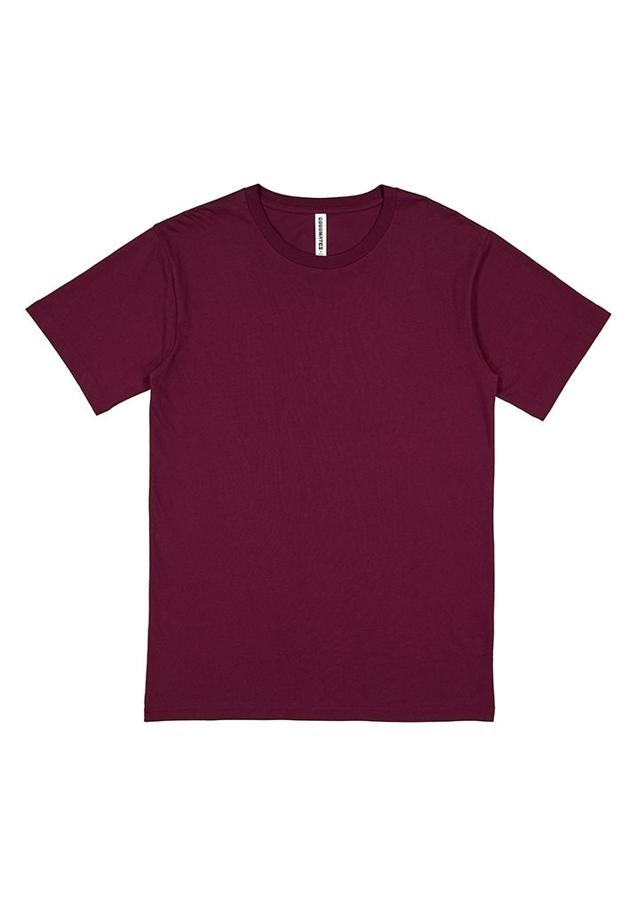 Mens Basis Short Sleeve Tee - Plum