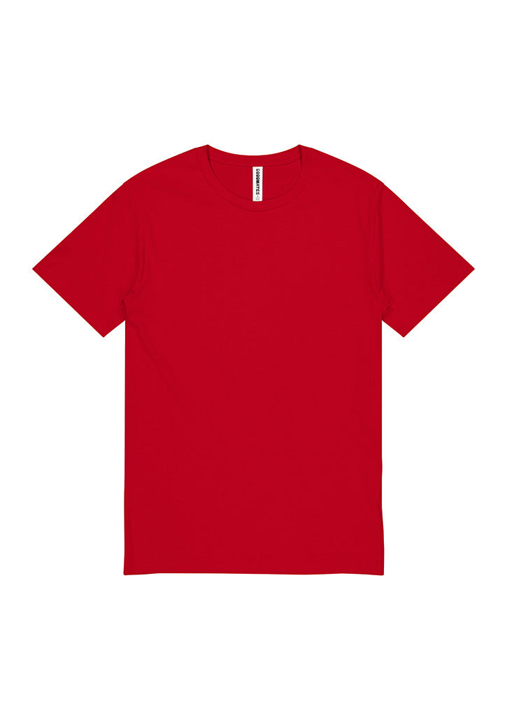 Mens Basis Short Sleeve Tee - Red