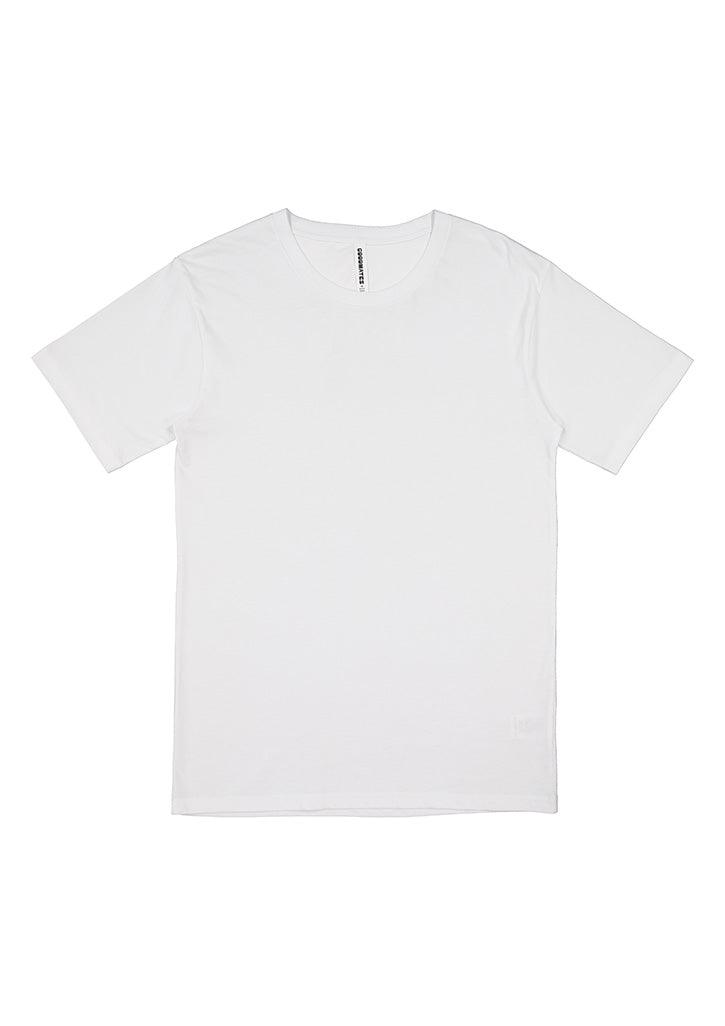 Mens Basis Short Sleeve Tee - White
