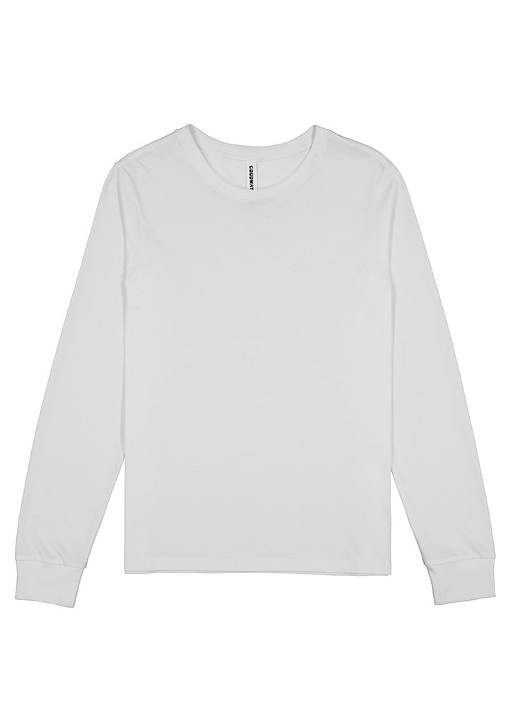 Womens Basis Long Sleeve Tee - White