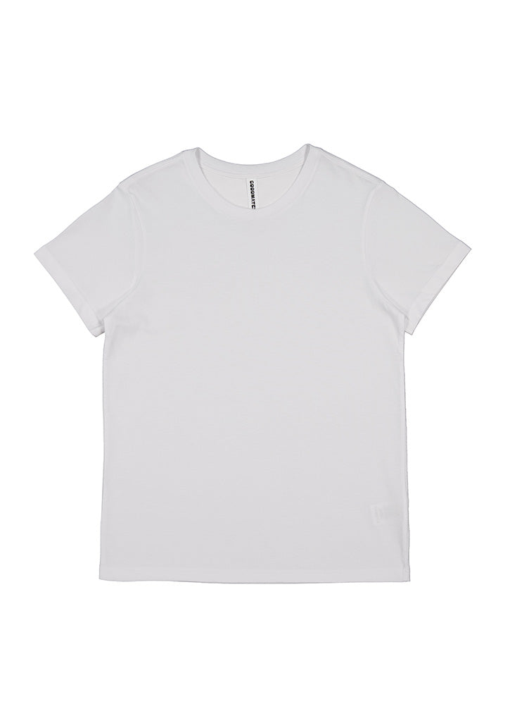 Womens Basis Short Sleeve Tee - White