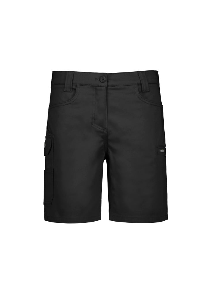 Womens Essential Stretch Cargo Short - Black