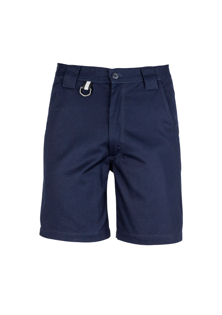 Mens Plain Utility Short - Navy