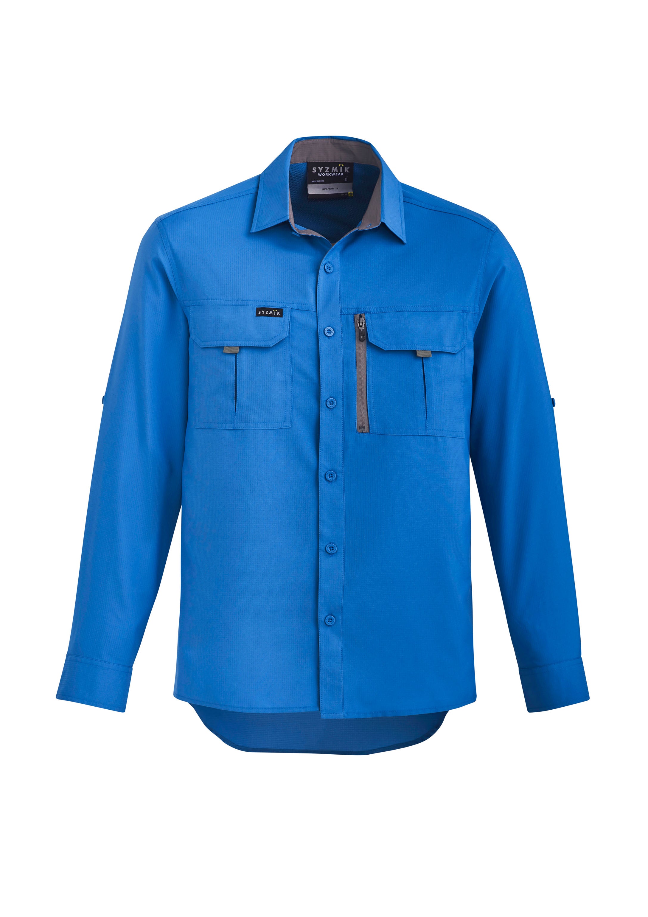 Mens Outdoor Long Sleeve Shirt - Cobalt