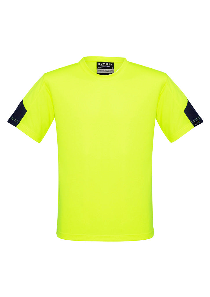 Mens Hi Vis Squad Tee - Yellow/Navy